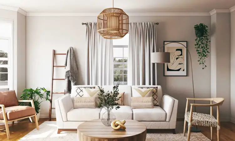 Ruang keluarga gaya scandinavian, Sumber: havenly.com