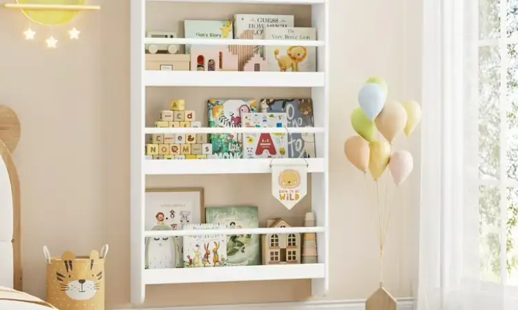 Rak buku terbuka, Sumber: walmartimages.com