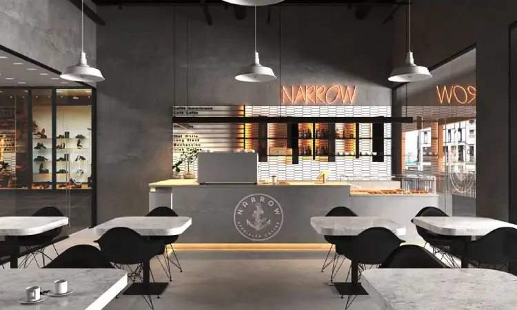 Cafe Industrial Modern, Sumber: pinterest.com
