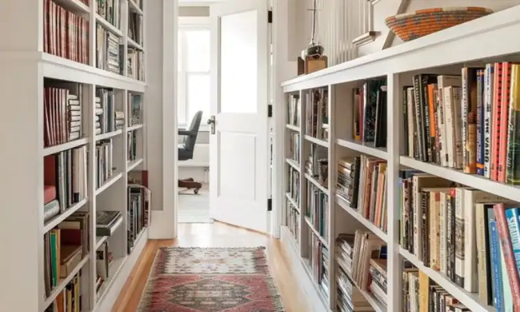 Konsep perpustakaan koridor, Sumber: pinterest.com