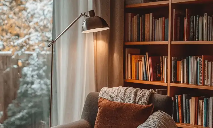 Pencahayaan di ruang perpustakaan, Sumber: loriano.at