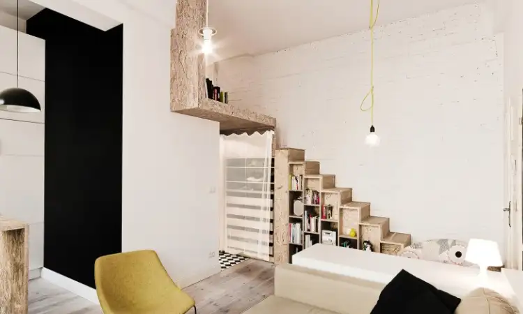 Penggunaan tangga multifungsi, Sumber: archdaily.net