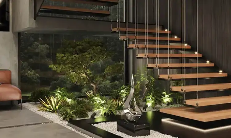 Indoor Garden Under The Stair, Sumber: tayaulandscape.com