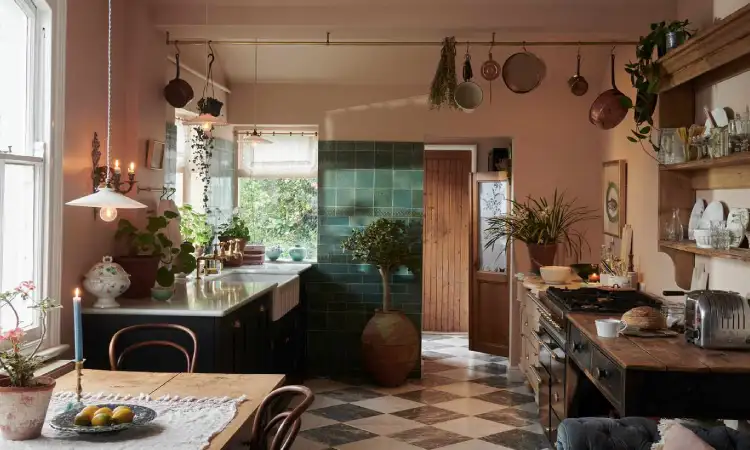 Dapur bohemian, Sumber: thespruce.com