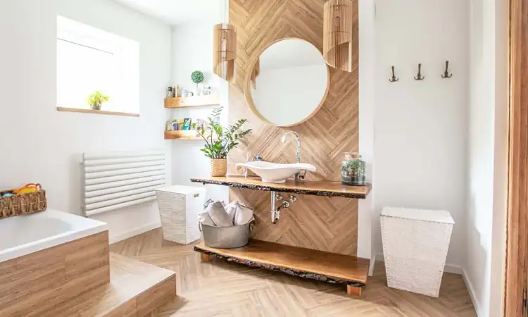 Kamar mandi gaya tropical boho, Sumber: thaihomeshop.com
