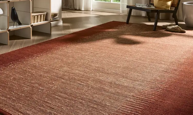 Karpet warna terakota, Sumber: benuta.com