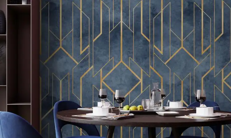 Geometris Art Deco Modern, Sumber: wallmur.com