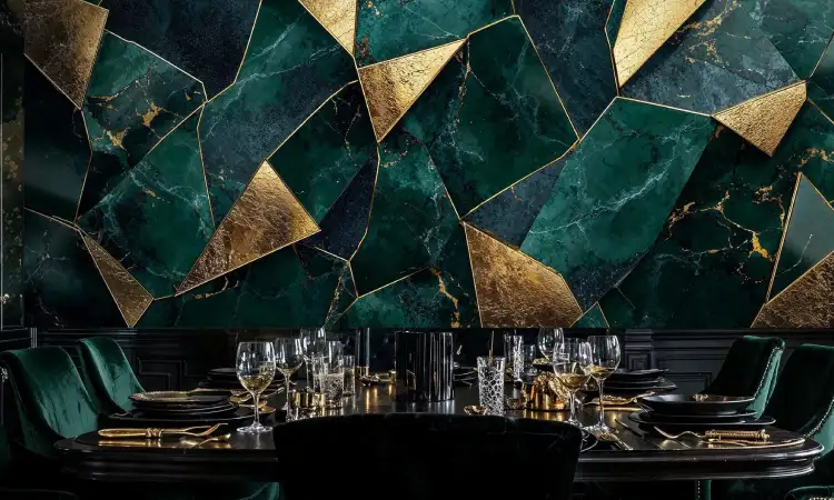 Green emerald wallpaper, Sumber: etsystatic.com