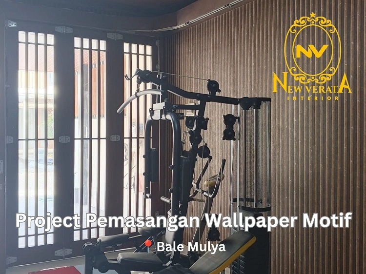 Wallpaper motif memberikan kesan modern, Sumber: doc pribadi