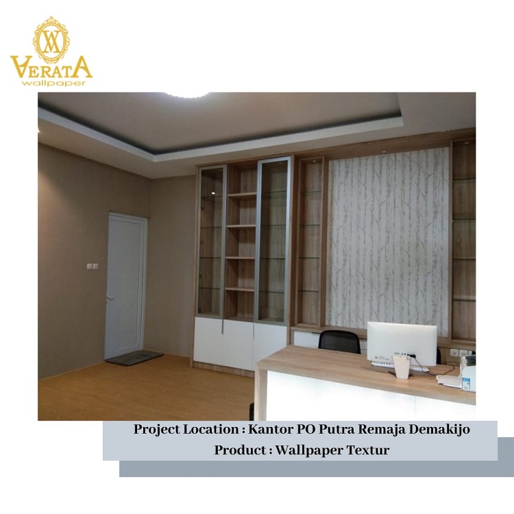 Wallpaper textured untuk kesan lebih profesional, Sumber: doc pribadi