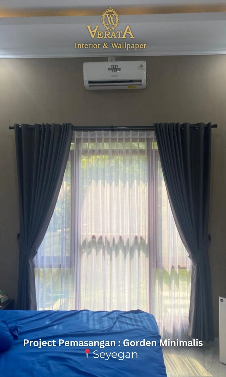 Gorden minimalis untuk kamar, Sumber: doc pribadi