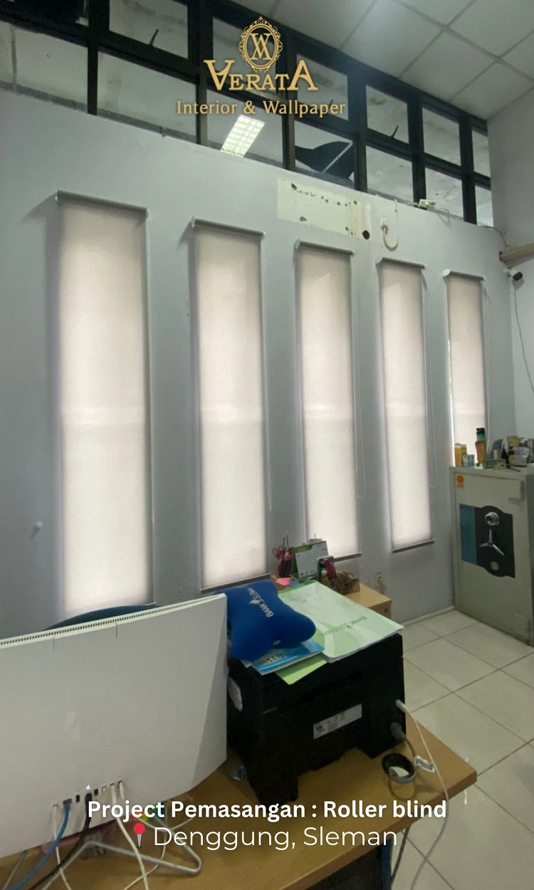 Roller blind Bank Sleman KC Denggung, Sumber: doc pribadi