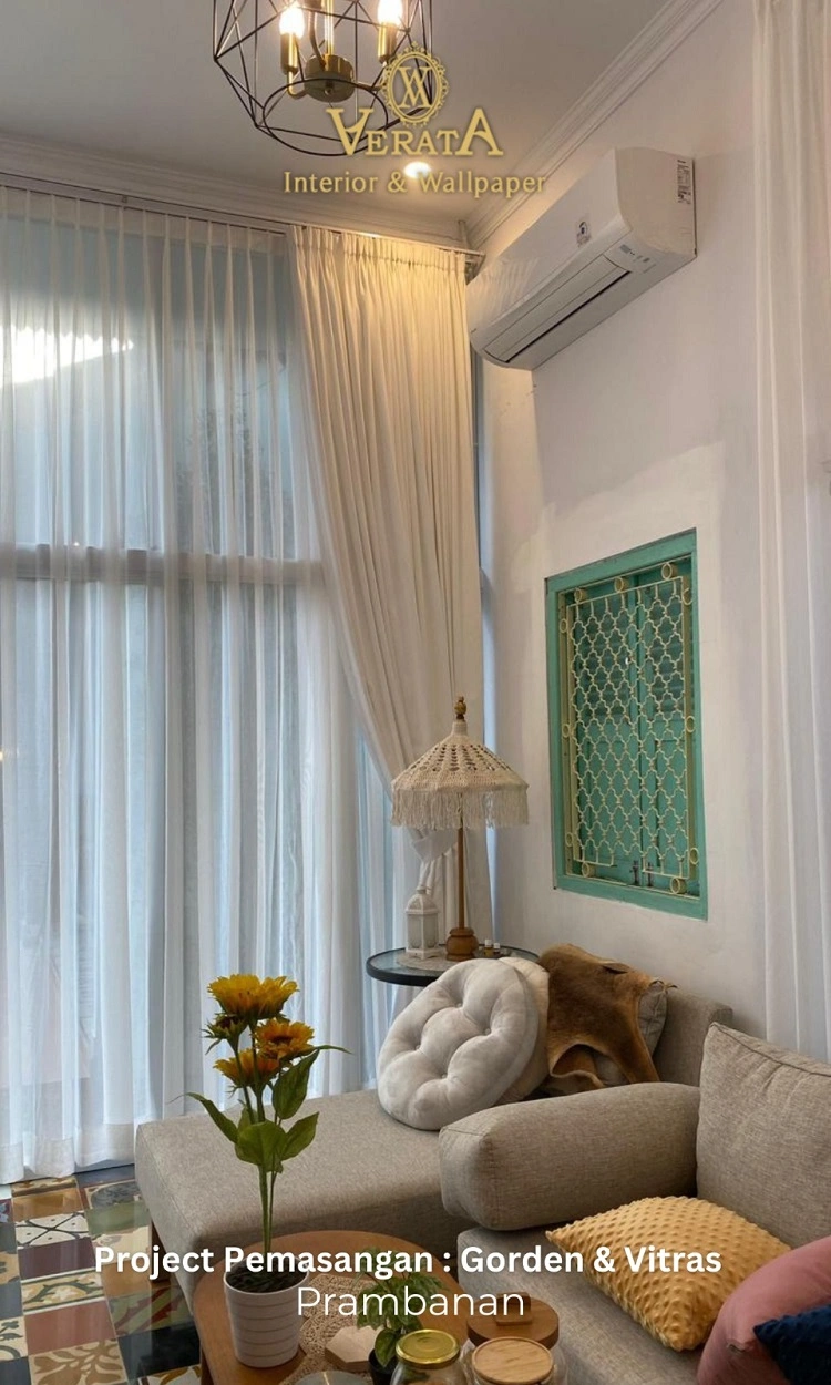 Gorden vitrase area ruang tamu, Sumber: doc pribadi