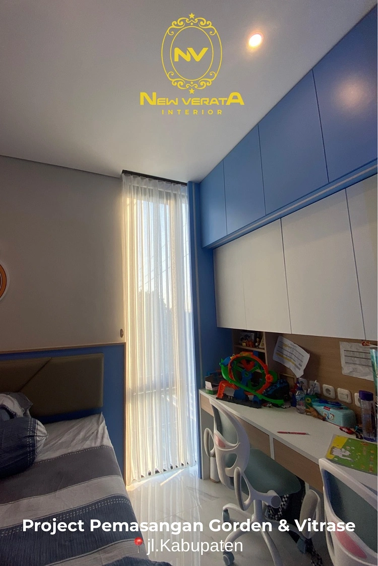 Gorden dan vitrase untuk kamar anak, Sumber: doc pribadi