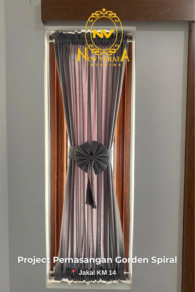 Gorden model spiral untuk area mushola, Sumber: doc pribadi