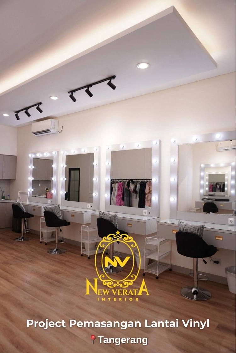 Lantai vinyl memberikan kesan hangat dan modern, Sumber: doc pribadi