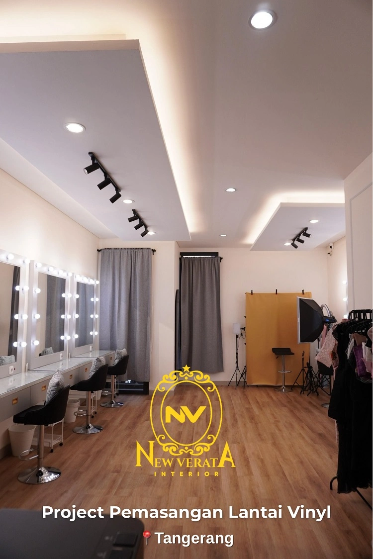 Pemasangan lantai vinyl di Tangerang, Sumber: doc pribadi