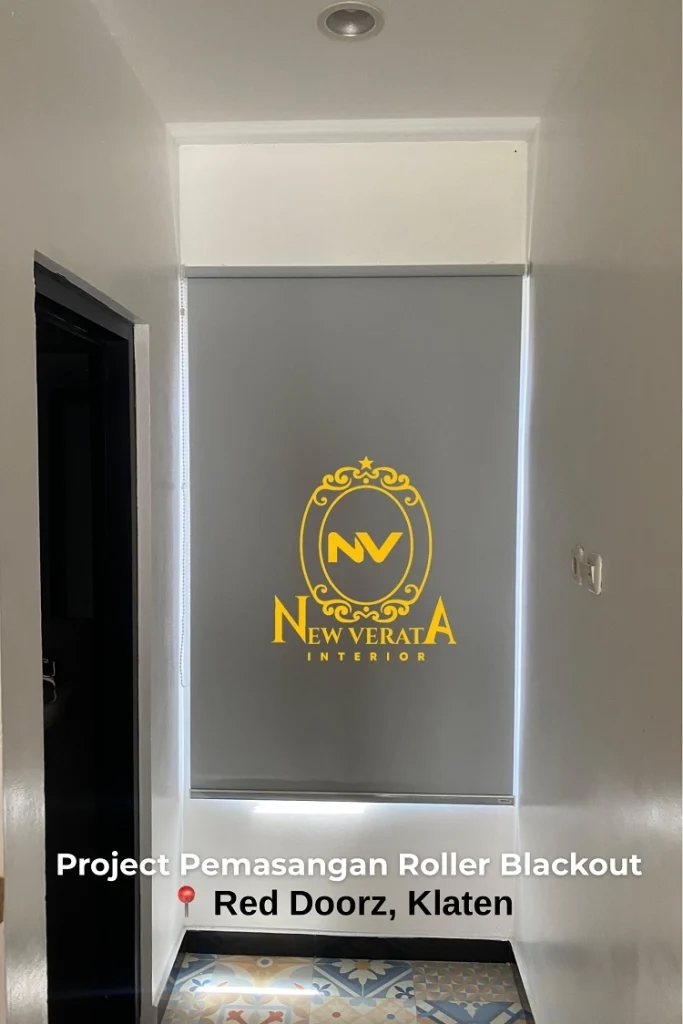Roller blackout meningkatkan kenyamanan kamar, Sumber: doc pribadi