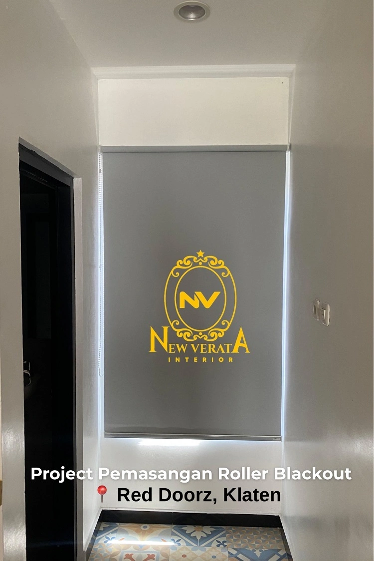 Roller blackout meningkatkan kenyamanan kamar, Sumber: doc pribadi