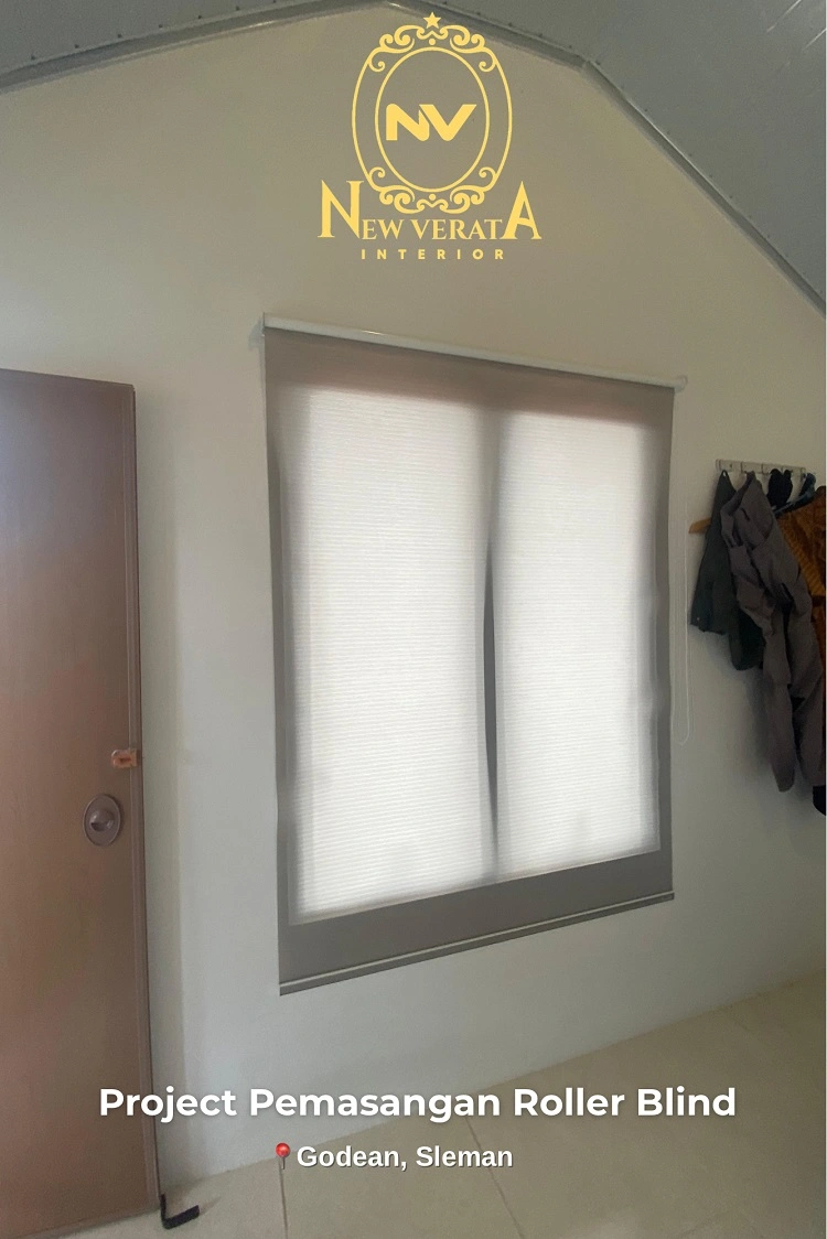 Roller blind untuk pengaturan cahaya yang efektif, Sumber: doc pribadi