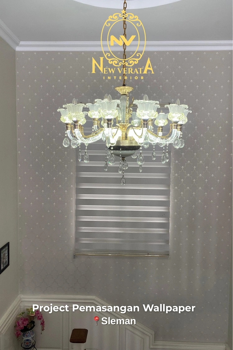 Wallpaper memberikan kesan rapi dan modern, Sumber: doc pribadi