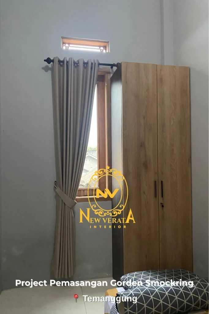 Gorden smockring cocok untuk area kamar, Sumber: doc pribadi