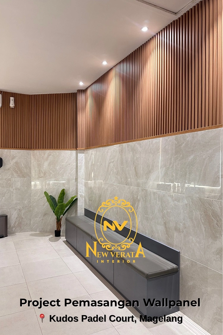 Pemasangan wall panel di Magelang, Sumber: doc pribadi