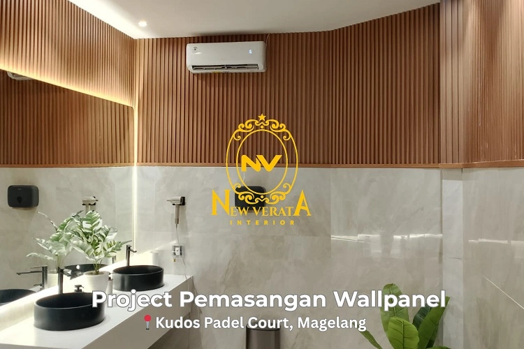Wall panel memberikan kesan rapi dan modern, Sumber: doc pribadi