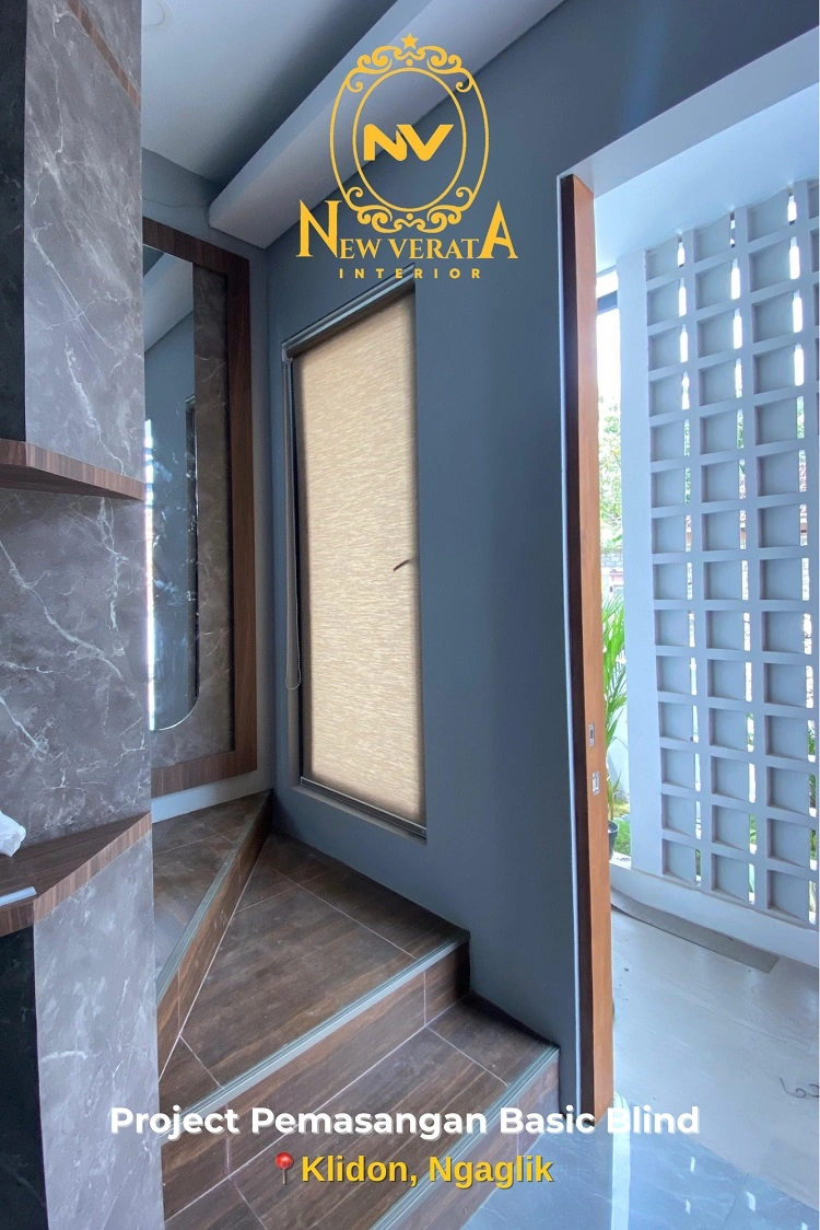 Pemasangan basic blind area tangga, Sumber: doc pribadi