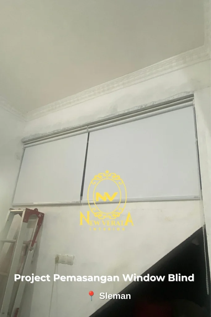 Window blind balckout dapat menghalau cahaya matahari, Sumber: doc pribadi