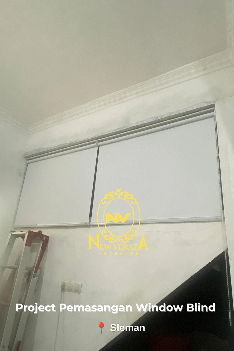 Window blind balckout dapat menghalau cahaya matahari, Sumber: doc pribadi