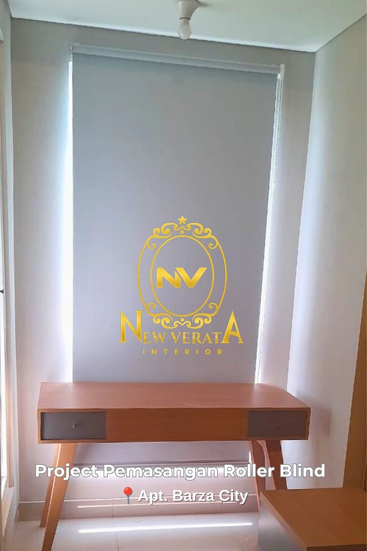 Pemasangan roller blind di apartemen Jogja, Sumber: doc pribadi