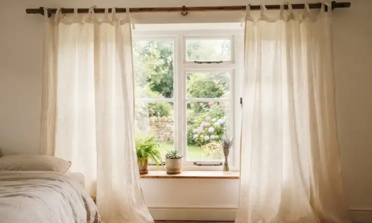 Gorden bahan katun alami, Sumber: AI