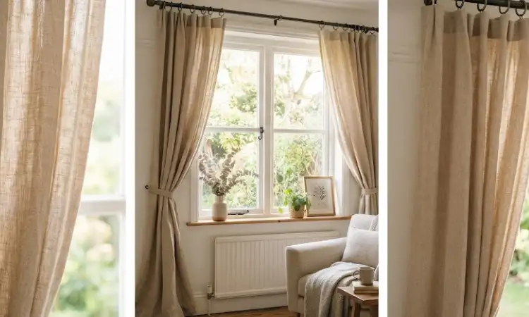 Gorden bahan linen, Sumber: AI