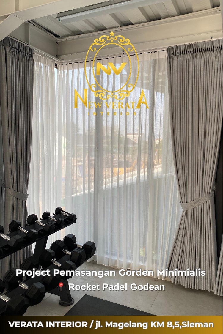 Gorden diaplikasikan pada area gym, Sumber: doc pribadi