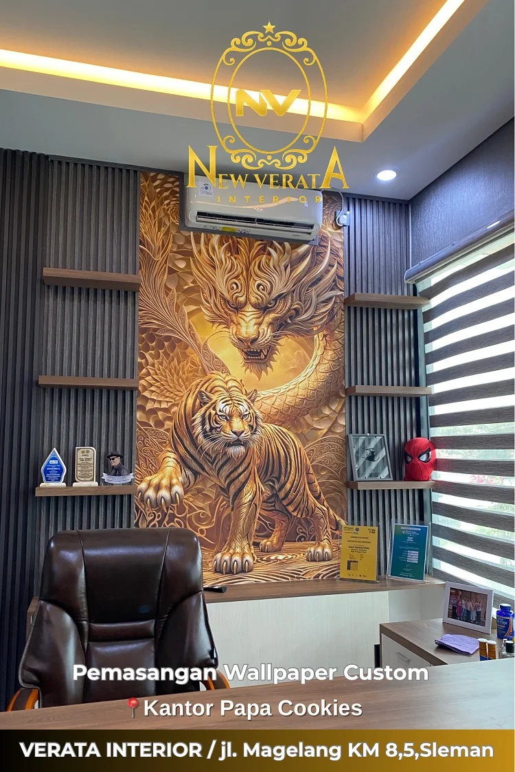 Wallpaper custom untuk kantor utama, Sumber: doc pribadi